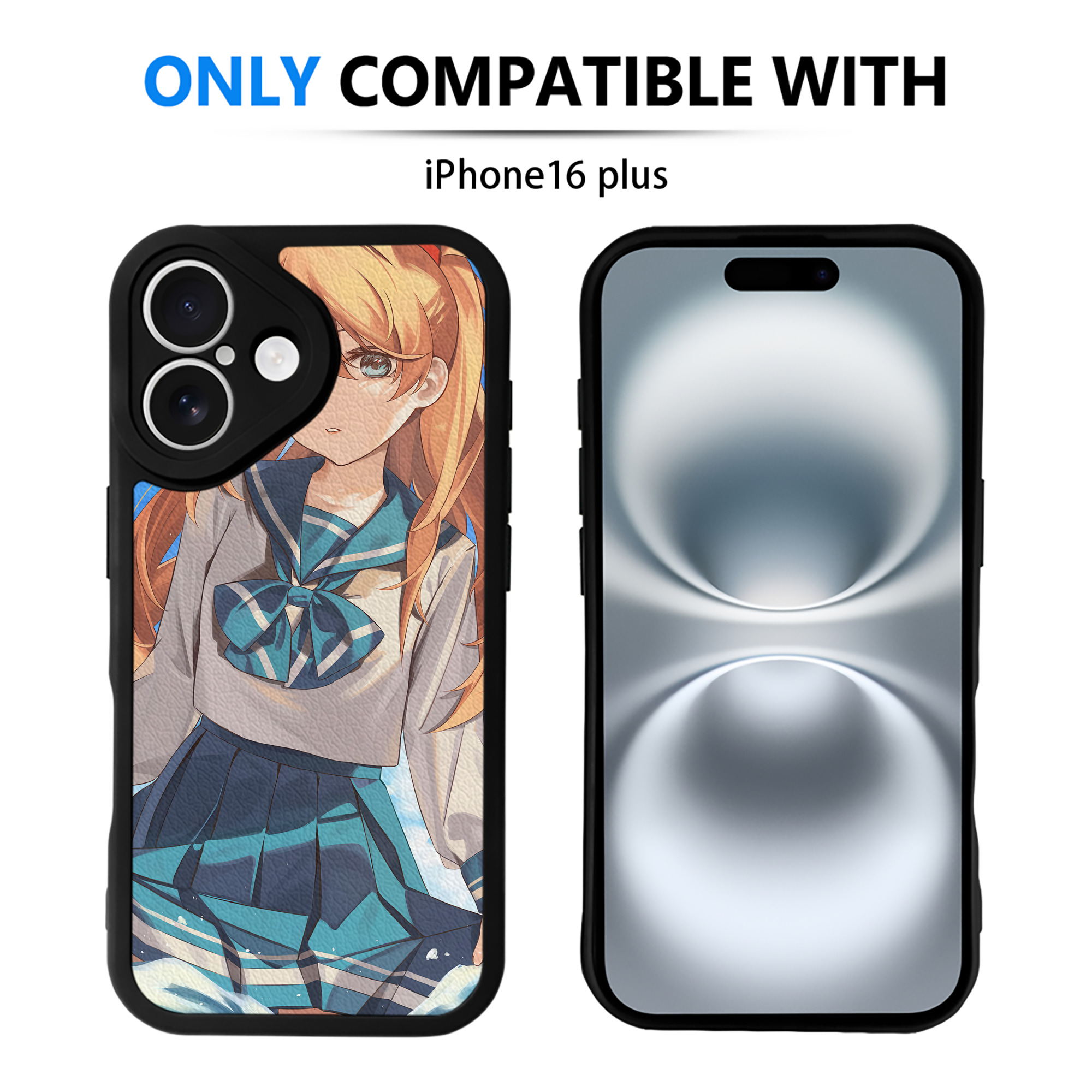 （画像用） EVA 新世紀エヴァンゲリオン 【iPhone 16シリーズ対応】シリコンスマホケース（レザー調） 材質：シリコン
